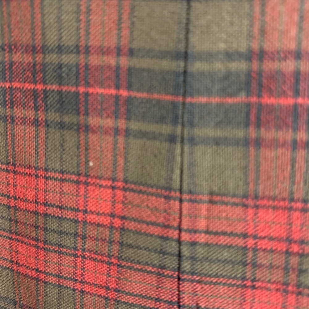 Cinch Western Shirt Mens XL Meas. Red Plaid Long Sleeve Button Down Cotton Tag L - Picture 16 of 16